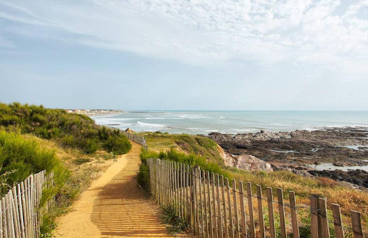 Chalet Pour 6, Residence De Vacances Avec Piscine Brétignolles-sur-Mer Exteriör bild