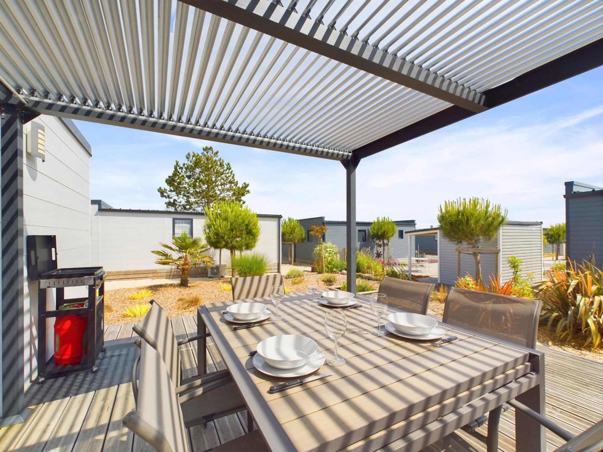 Chalet Pour 6, Residence De Vacances Avec Piscine Brétignolles-sur-Mer Exteriör bild